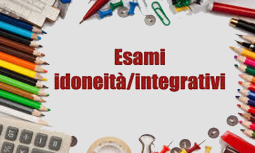 Programmi esami integrativi, idoneità ed esami preliminari