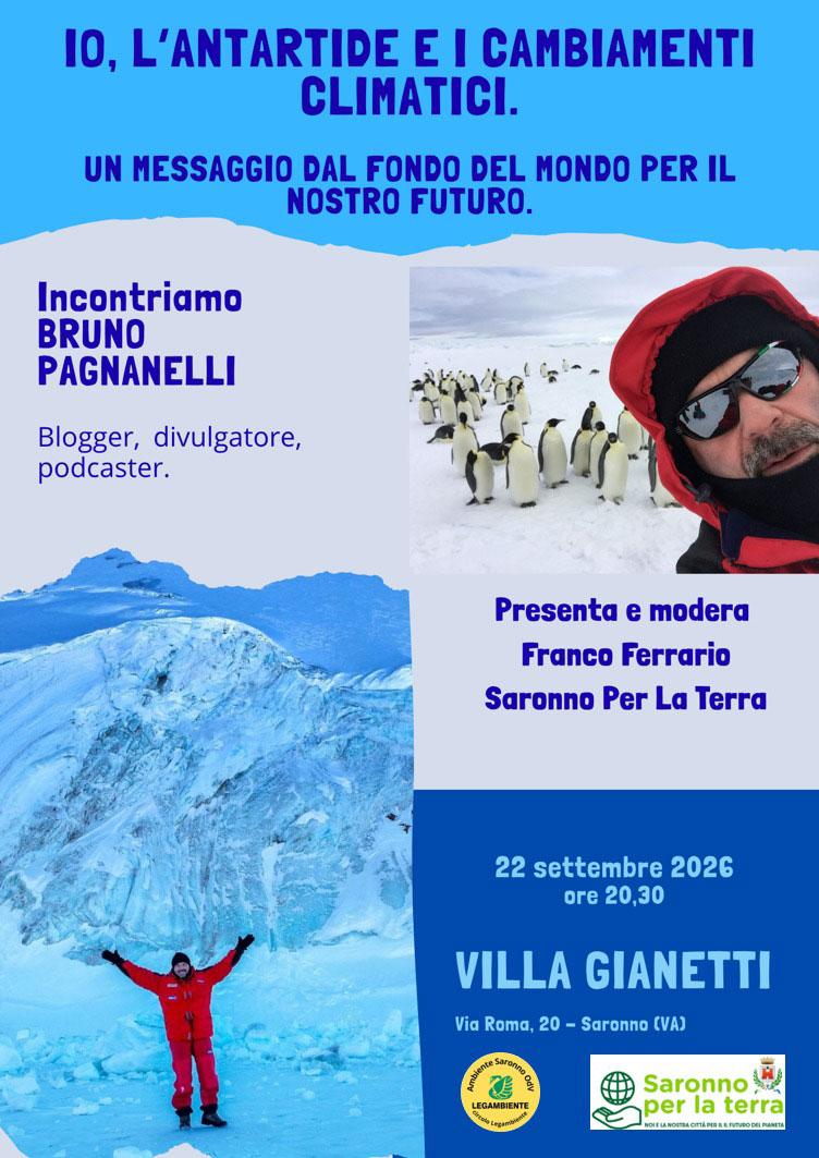 locandina incontro cambiamenti climatici