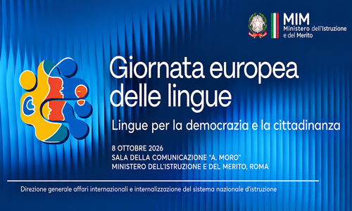 GIORNATA EUROPEA DELLE LINGUE: UN NOSTRO EX STUDENTE INVITATO AL MINISTERO