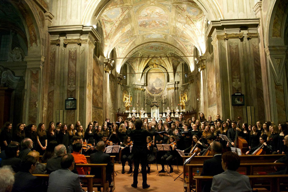 foto dal concerto per il decennale del coro